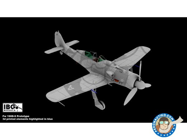 Image 12: Fw 190D-9 Prototype (limited Edition) | Airplane kit in 1/72 scale manufactured by IBG MODELS (ref. 72558)