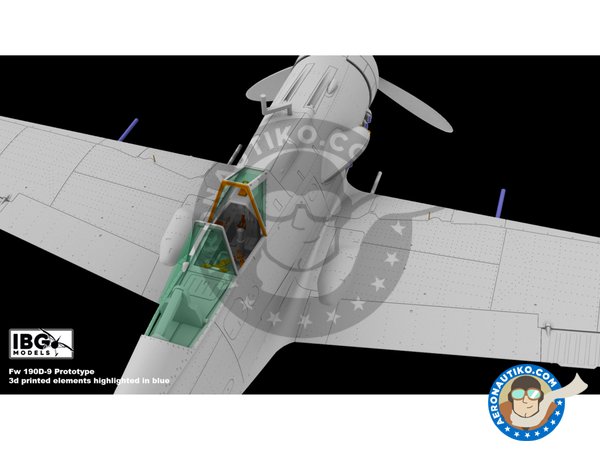 Image 13: Fw 190D-9 Prototype (limited Edition) | Airplane kit in 1/72 scale manufactured by IBG MODELS (ref. 72558)