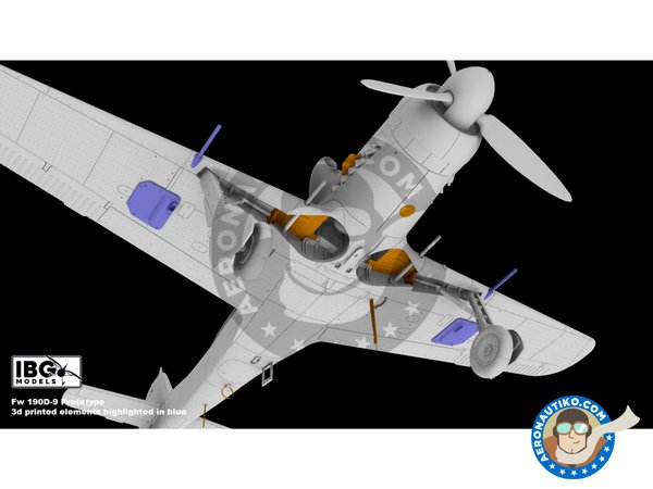 Image 14: Fw 190D-9 Prototype (limited Edition) | Airplane kit in 1/72 scale manufactured by IBG MODELS (ref. 72558)