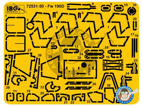Image 23: Fw 190D-9 Prototype (limited Edition) | Airplane kit in 1/72 scale manufactured by IBG MODELS (ref. 72558)