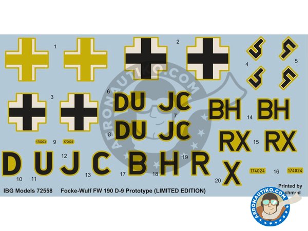 Image 24: Fw 190D-9 Prototype (limited Edition) | Airplane kit in 1/72 scale manufactured by IBG MODELS (ref. 72558)