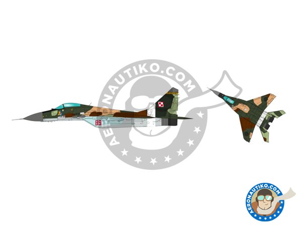 Image 1: Mikoyan i Gurevich MiG-29 Polish Air Force | Airplane kit in 1/72 scale manufactured by IBG MODELS (ref. 72903)