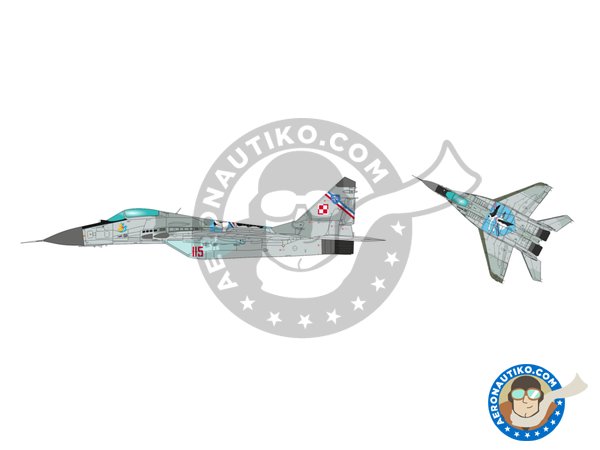 Image 5: Mikoyan i Gurevich MiG-29 Polish Air Force | Airplane kit in 1/72 scale manufactured by IBG MODELS (ref. 72903)