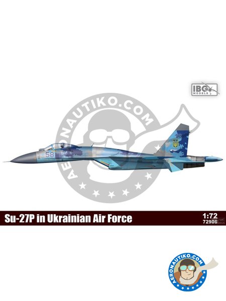 Su-27P in Ukrainian Air Force /  Limited Edition | Airplane kit in 1/72 scale manufactured by IBG MODELS (ref. 72906) image