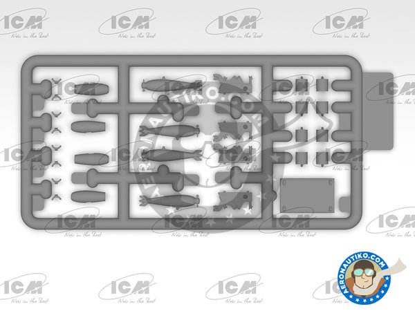 Image 1: DH. 82A "Tiger Moth" with bombs | Maqueta de avión en escala 1/32 fabricado por ICM (ref. 32038)
