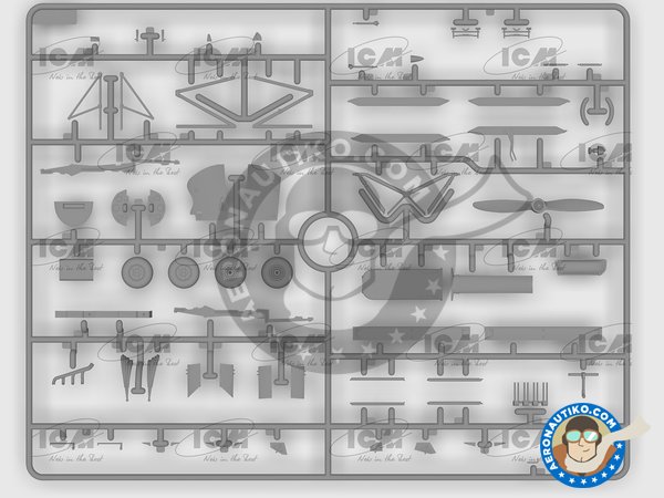 Image 4: DH. 82A "Tiger Moth" with bombs | Maqueta de avión en escala 1/32 fabricado por ICM (ref. 32038)