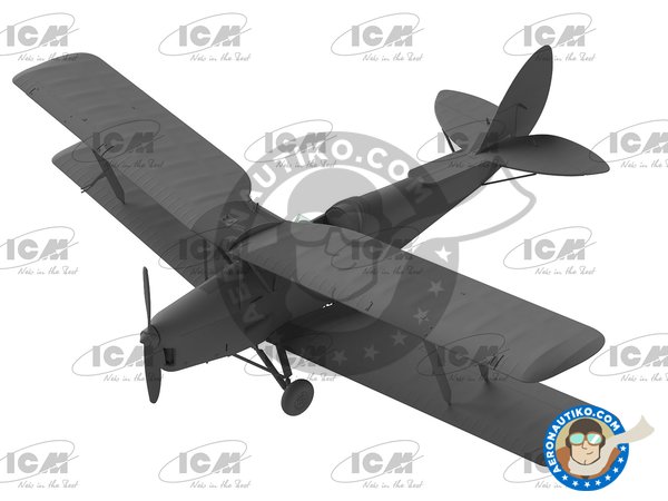 Image 7: DH. 82A "Tiger Moth" with bombs | Maqueta de avión en escala 1/32 fabricado por ICM (ref. 32038)