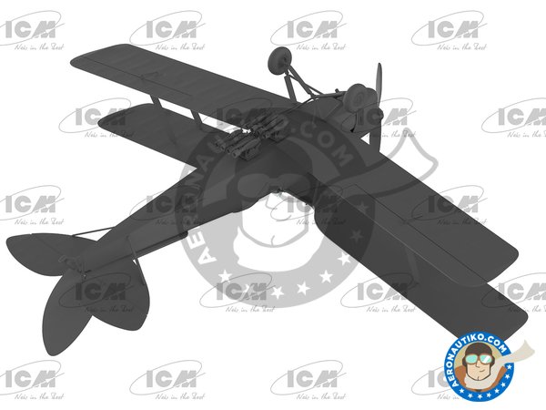 Image 9: DH. 82A "Tiger Moth" with bombs | Maqueta de avión en escala 1/32 fabricado por ICM (ref. 32038)