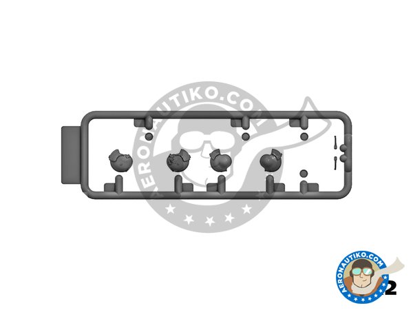 Image 6: US Helicopter Pilots (Vietnam War) | Figure in 1/32 scale manufactured by ICM (ref. 32114)