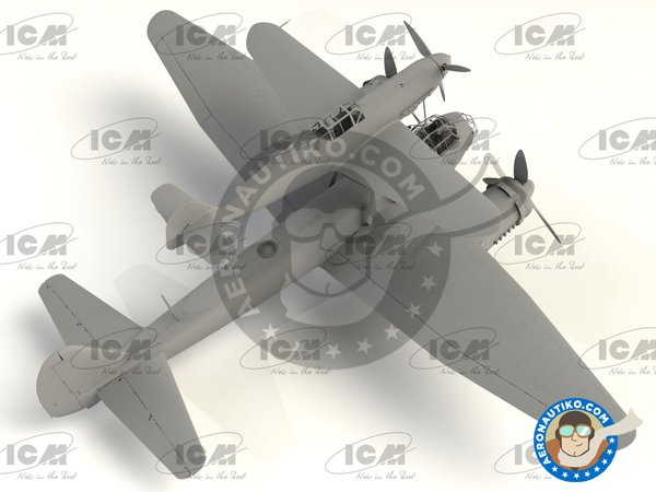 Image 2: Mistel S1 German Compsite Training Aircraft | Airplane kit in 1/48 scale manufactured by ICM (ref. 48101)