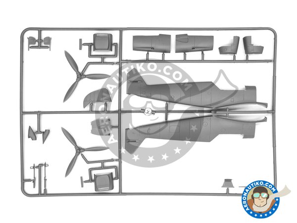 Image 16: Mistel S1 German Compsite Training Aircraft | Airplane kit in 1/48 scale manufactured by ICM (ref. 48101)