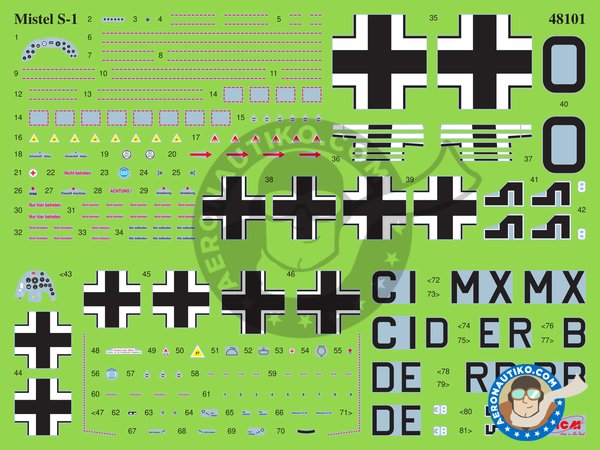 Image 18: Mistel S1 German Compsite Training Aircraft | Airplane kit in 1/48 scale manufactured by ICM (ref. 48101)