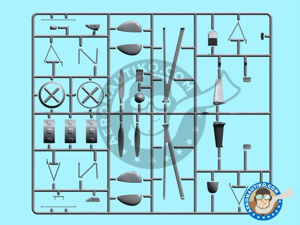 Image 6: Hs 126A-1 with bomb rack | Airplane kit in 1/48 scale manufactured by ICM (ref. 48213)