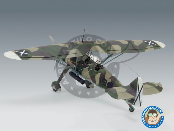Hs 126A-1 with bomb rack Condor Legion Plane 1/48 Plastic Model Kit ICM 48213 