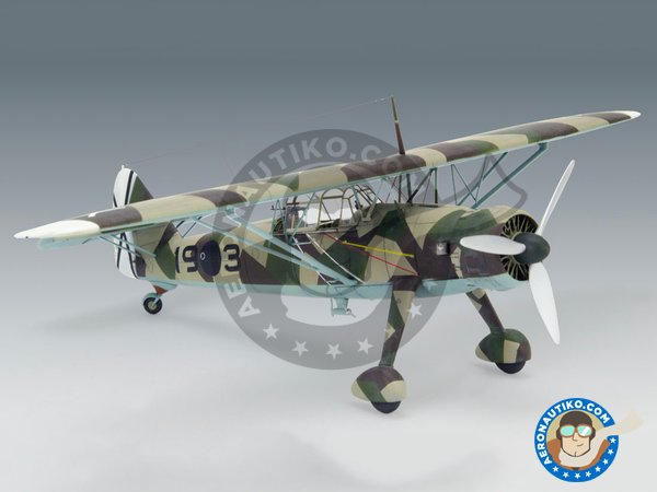 Image 12: Hs 126A-1 with bomb rack | Airplane kit in 1/48 scale manufactured by ICM (ref. 48213)