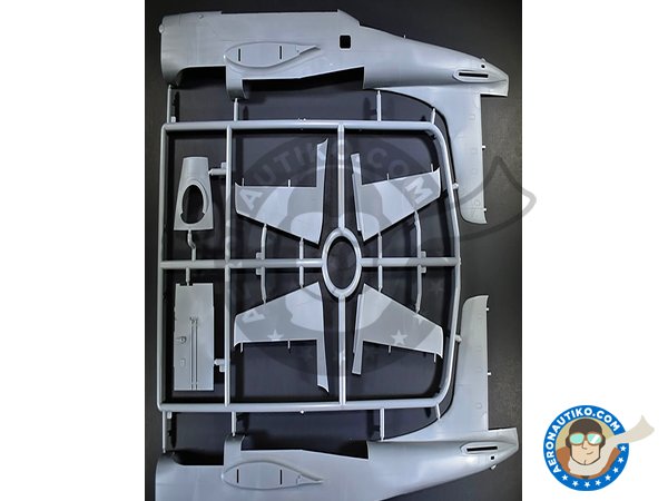 Image 1: B-26B-50 Invader Korean War American Bomber | Airplane kit in 1/48 scale manufactured by ICM (ref. 48281)