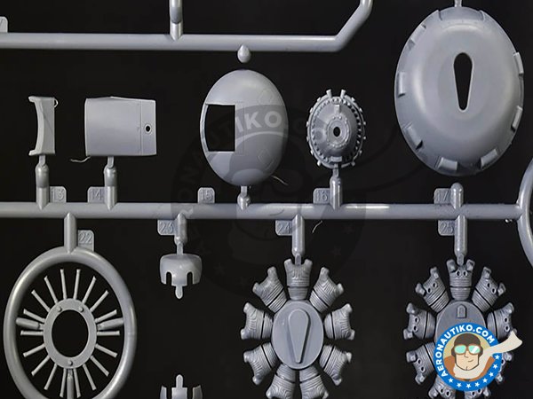 Image 8: B-26B-50 Invader Korean War American Bomber | Airplane kit in 1/48 scale manufactured by ICM (ref. 48281)