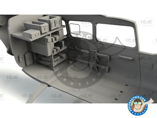 Image 6: Cessna O-2A US Navy Service | Airplane kit in 1/48 scale manufactured by ICM (ref. 48291)