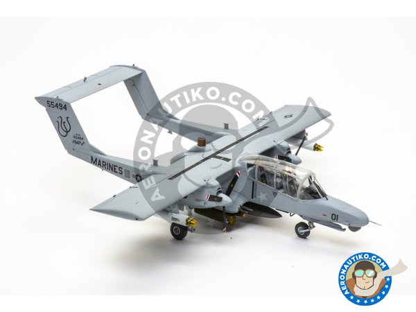 Image 9: North American OV-10D+ "Bronco" | Airplane kit in 1/48 scale manufactured by ICM (ref. 48301)