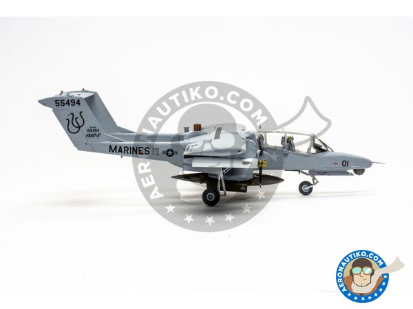 Image 10: North American OV-10D+ "Bronco" | Airplane kit in 1/48 scale manufactured by ICM (ref. 48301)