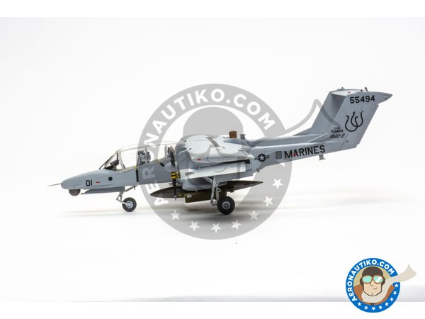 Image 11: North American OV-10D+ "Bronco" | Airplane kit in 1/48 scale manufactured by ICM (ref. 48301)