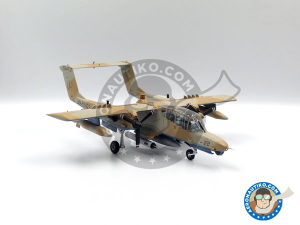 Image 13: North American OV-10D+ "Bronco" | Airplane kit in 1/48 scale manufactured by ICM (ref. 48301)