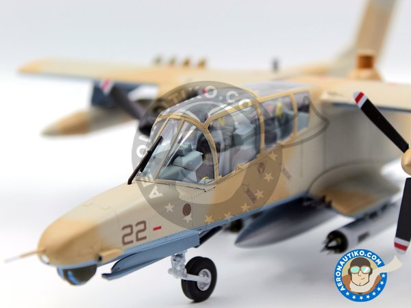 Image 14: North American OV-10D+ "Bronco" | Airplane kit in 1/48 scale manufactured by ICM (ref. 48301)