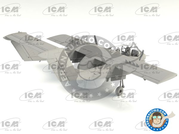Image 3: Bronco OV-10A US Navy | Airplane kit in 1/48 scale manufactured by ICM (ref. 48304)