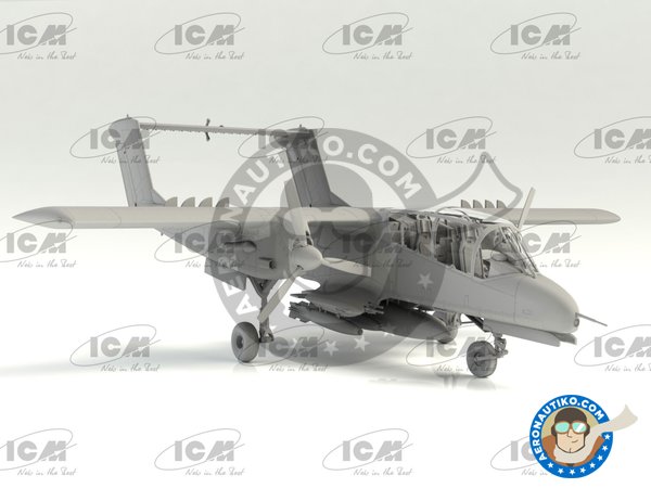 Image 4: Bronco OV-10A US Navy | Airplane kit in 1/48 scale manufactured by ICM (ref. 48304)