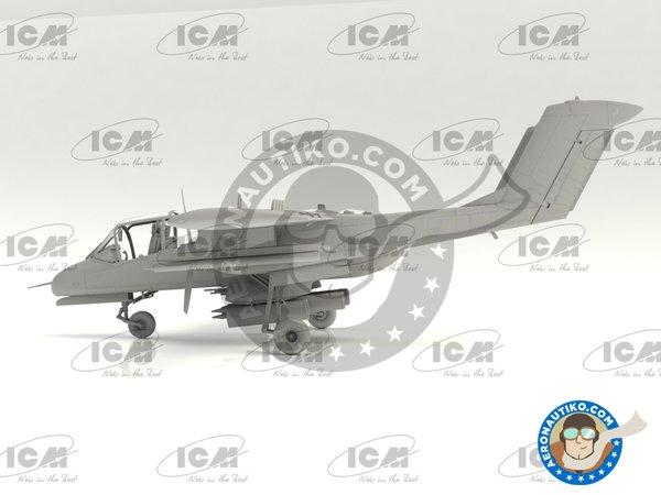 Image 6: Bronco OV-10A US Navy | Airplane kit in 1/48 scale manufactured by ICM (ref. 48304)
