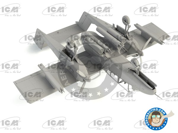 Image 7: Bronco OV-10A US Navy | Airplane kit in 1/48 scale manufactured by ICM (ref. 48304)