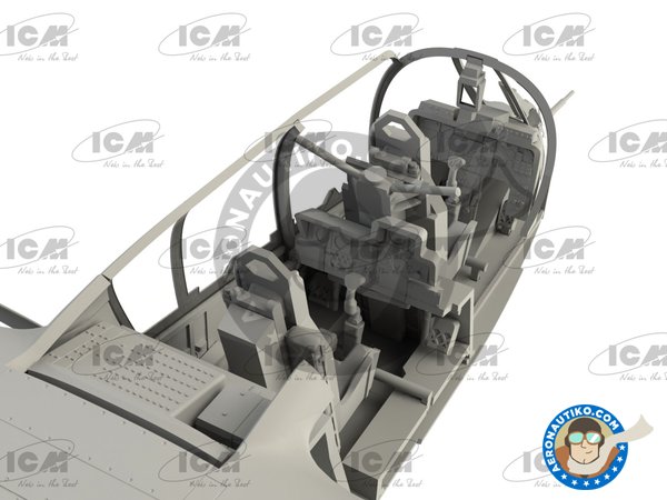 Image 10: Bronco OV-10A US Navy | Airplane kit in 1/48 scale manufactured by ICM (ref. 48304)