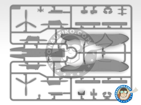 Image 13: Bronco OV-10A US Navy | Airplane kit in 1/48 scale manufactured by ICM (ref. 48304)