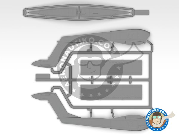 Image 16: Bronco OV-10A US Navy | Airplane kit in 1/48 scale manufactured by ICM (ref. 48304)