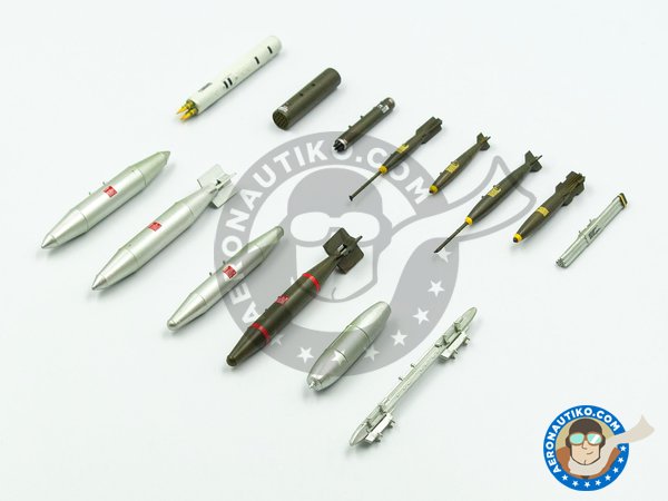 Image 6: US Aviation Armament | Bombs in 1/48 scale manufactured by ICM (ref. 48406)