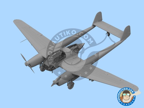 Image 2: Focke Wulf Fw 189A-2 | Airplane kit in 1/72 scale manufactured by ICM (ref. 72292)