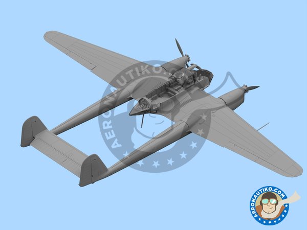 Image 3: Focke Wulf Fw 189A-2 | Airplane kit in 1/72 scale manufactured by ICM (ref. 72292)