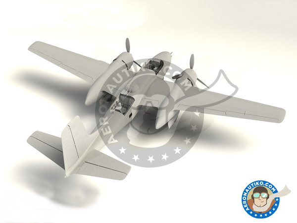 Image 2: Douglas A-26B-15 Invader | Model kit in 1/48 scale manufactured by ICM (ref. 48282)
