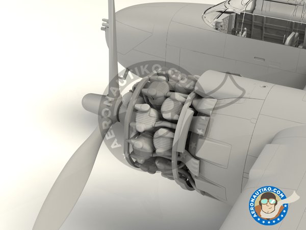 Image 4: Douglas A-26B-15 Invader | Model kit in 1/48 scale manufactured by ICM (ref. 48282)