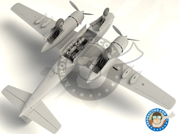 Image 9: Douglas A-26B-15 Invader | Model kit in 1/48 scale manufactured by ICM (ref. 48282)