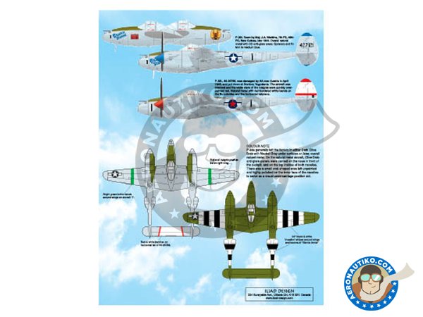 Image 2: More Stars in the Sky | Decals in 1/72 scale manufactured by ILIAD DESING (ref. 72008)