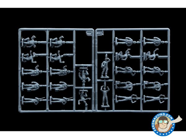 Image 2: NATO PILOTS AND GROUND CREWS | Model kit in 1/72 scale manufactured by Italeri (ref. 1246)