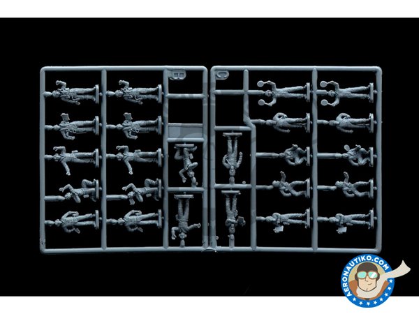 Image 3: NATO PILOTS AND GROUND CREWS | Model kit in 1/72 scale manufactured by Italeri (ref. 1246)