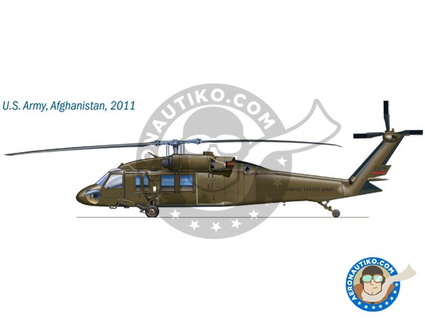 Image 3: UH-60 Black Hawk "Night Raid" | Helicopter kit in 1/72 scale manufactured by Italeri (ref. 1328)