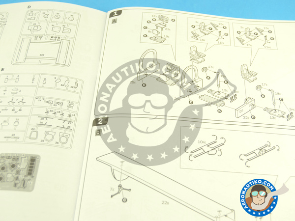 Image 13: CANT Z.506 Airone | Airplane kit in 1/72 scale manufactured by Italeri (ref. 1360)