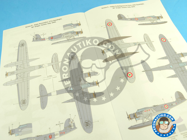 Image 17: CANT Z.506 Airone | Airplane kit in 1/72 scale manufactured by Italeri (ref. 1360)