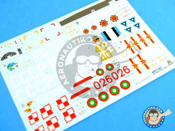 Image 5: Antonov An-2 | Airplane kit in 1/72 scale manufactured by Italeri (ref. 1367)