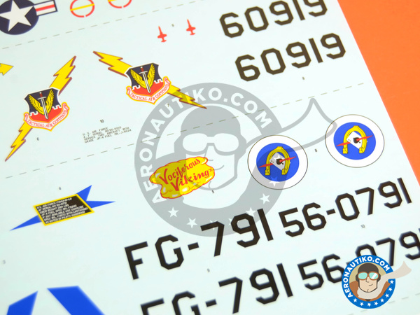 Image 12: Lockheed F-104 Starfighter A / C | Airplane kit in 1/32 scale manufactured by Italeri (ref. 2504)