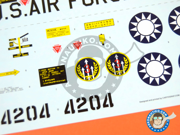 Image 14: Lockheed F-104 Starfighter A / C | Airplane kit in 1/32 scale manufactured by Italeri (ref. 2504)