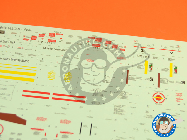 Image 16: Lockheed F-104 Starfighter A / C | Airplane kit in 1/32 scale manufactured by Italeri (ref. 2504)